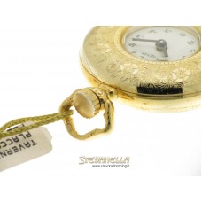 Tavernier pocket watch cesellato placcato oro giallo 